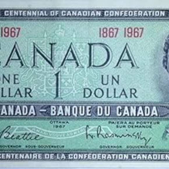 Canadian Centennial one dollar note "" UNCIRCULATED " 4 X 30 = $120 - Picture 1 of 1